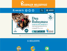 Tablet Screenshot of esenler.bel.tr